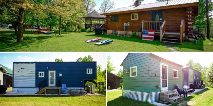 Cozy Cabin With Hottub At Cloverdale Cabins Hinckley Extérieur photo